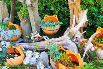 カエルのプランター