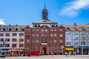 Rathaus, Pirmasens, Rheinland-Pfalz, Deutschland 
