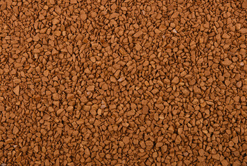 Background texture of freeze dried instant coffee
