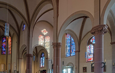 Fototapeta premium Pfarrkirche St. Nikolaus, Bergisch Gladbach
