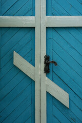 Antique vintage front door