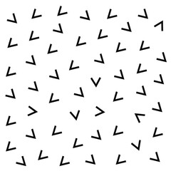 Geometric pattern for fashion design decor, simple shape isolated, vector illustration