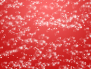 red snowy  background for christmas greeting card