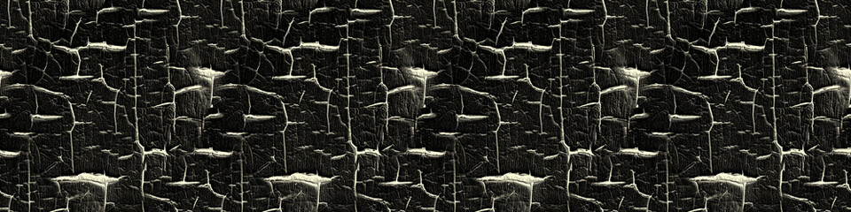 Obraz premium Dark Wooden Plank. Paint Dirty Wall. Dry Wall. 