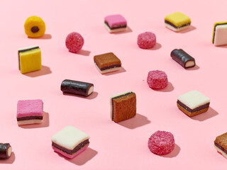 various licorice candies