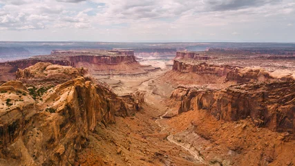 Rucksack River between mountains and open sky. Grand canyon park © kumantsova