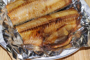 焼いたホッケの干物