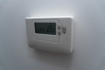Temperature Controller, Heating Thermostat Digital Thermostat with Large Screen LCD Display Wall Hanging for Control Room Temperature