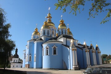 Michael's Golden-Domed Monastery is an active monastery in Kiev, recreated in 1997-1998 in the form of a cathedral church in honor of the Archangel Michael destroyed in the 1930s. Kiev city. 