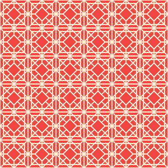Fototapeta premium Geometric Art deco seamless pattern background.