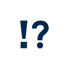 Icon vector graphic of question mark, good for template illustration