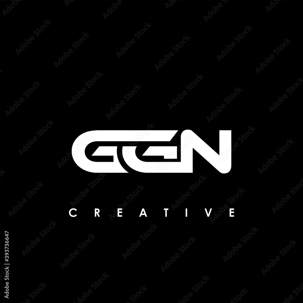 Wall mural GGN Letter Initial Logo Design Template Vector Illustration	
