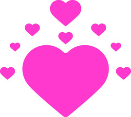 Premium of heart line icons. Simple vector pictograms. Modern outline style icons collection.