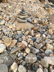 stones on the beach