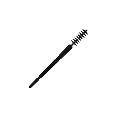 Mascara brush icon design isolated on white background