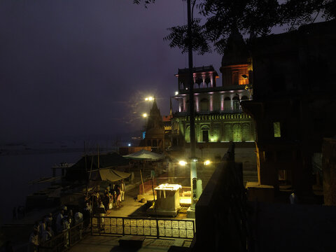 Ghats Of Varanasi || Banaras Ganga Ghat In Evening