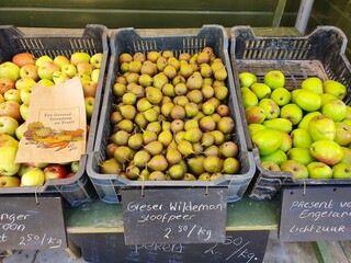 fruits and vegetables at the market