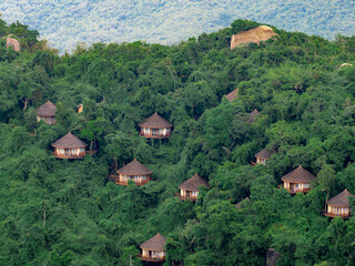 Fototapeta na wymiar scenic spot in yalong bay tropical paradise forest park of sanya hainan