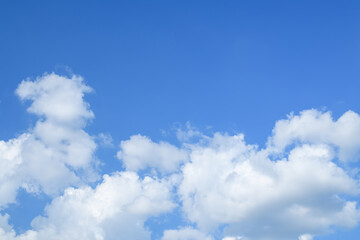 Fototapeta premium White clouds on blue sky