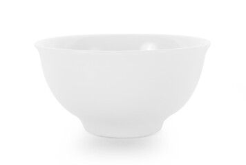 white bowl isolated on white background.