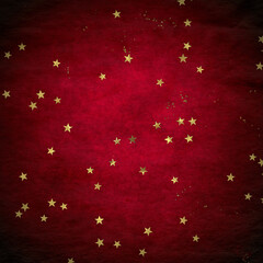 Confetti, golden texture on a dark background