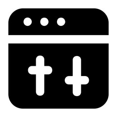 Obraz premium website, web alert glyph style 