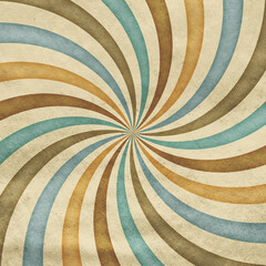 retro sun rays on old grunge paper