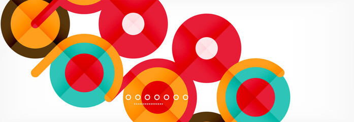 Circles and lines abstract background for covers, banners, flyers and posters and other templates