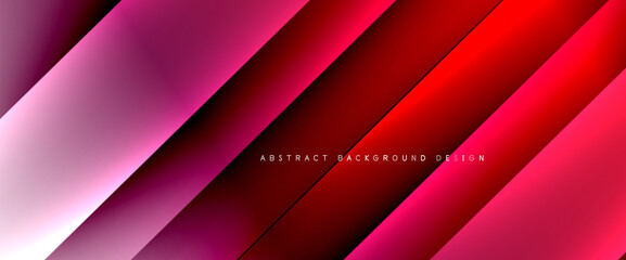 Obraz premium Fluid gradients with dynamic diagonal lines abstract background. Bright colors with dynamic light and shadow effects. Vector wallpaper or poster
