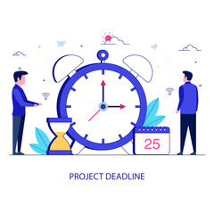 Project Deadline Vector 