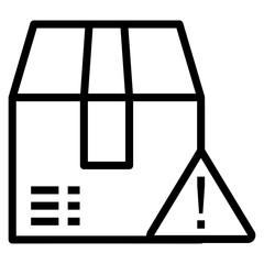 Package Warning Vector 