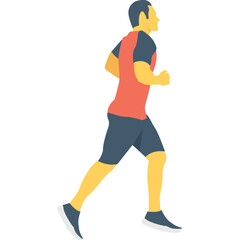 
Runner Color Vector Icon 
