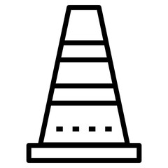 Traffic Cone Vector 