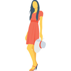 
Model Color Vector Icon 
