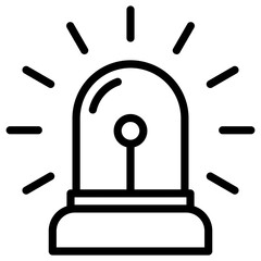 Emergency Siren Vector 