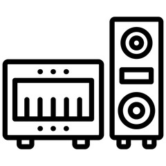 Sound Speaker Vector 