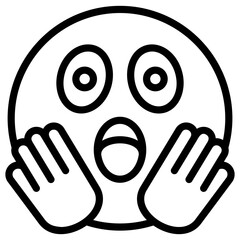 Shock Face Emoji