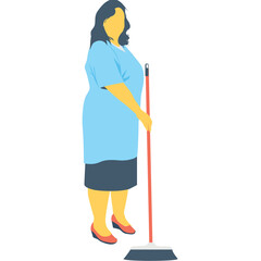 
Girl Color Vector Icon 
