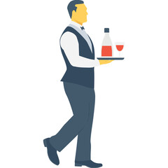 
Butler Color Vector Icon
