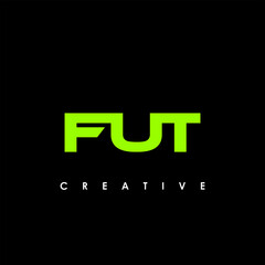 FUT Letter Initial Logo Design Template Vector Illustration	
