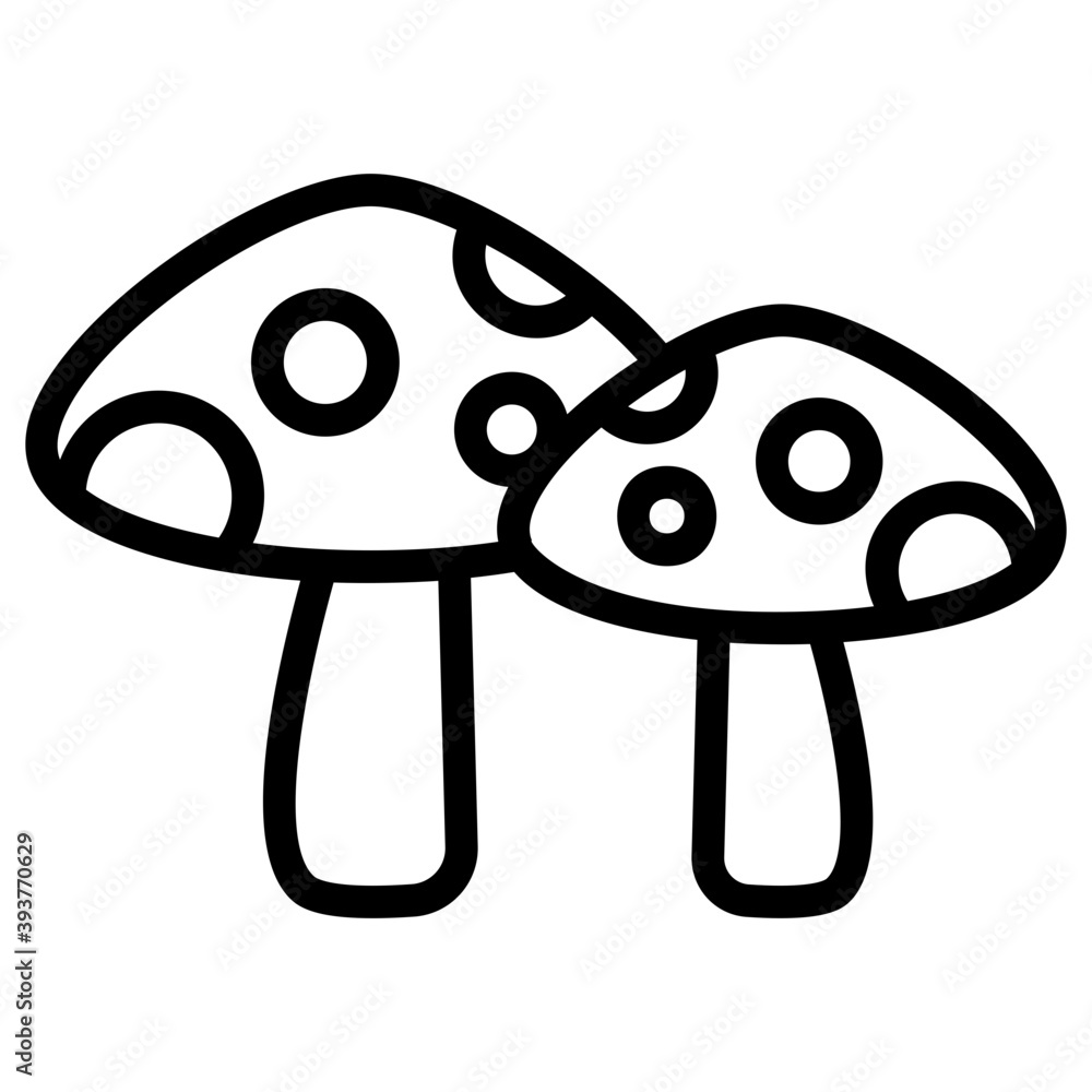 Poster Oyster Mushroom Vector