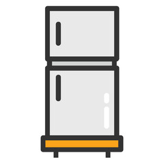 
Fridge Vector Icon
