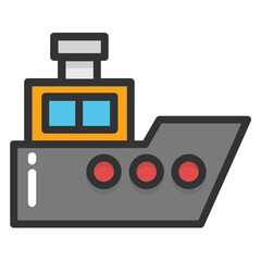 
Ship Vector Icon
