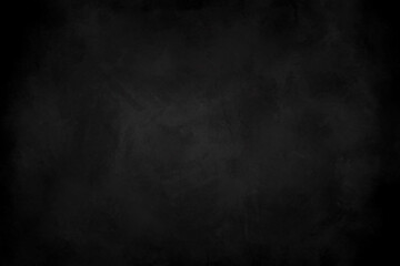 Concrete wall black color for background. Old grunge textures with scratches and cracks. Black painted cement wall texture.