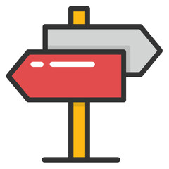 
Signpost Vector Icon
