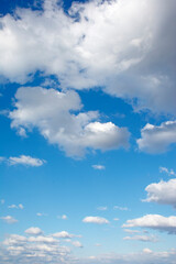 Fototapeta na wymiar Blue Sky With Scattered Clouds 