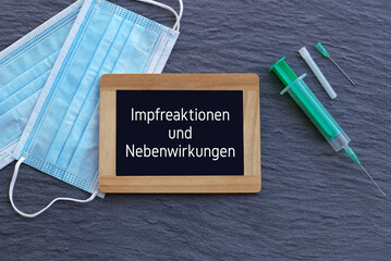 Impfreaktionen und Nebenwirkungen