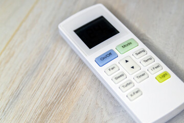 Air conditioner remote control with display