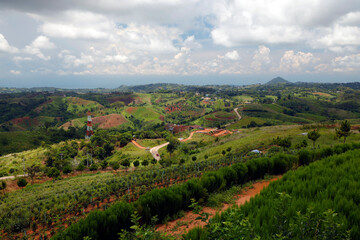 Fototapeta premium Khao Kho Wind Farm in 