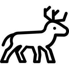 
Reindeer Vector Icon
